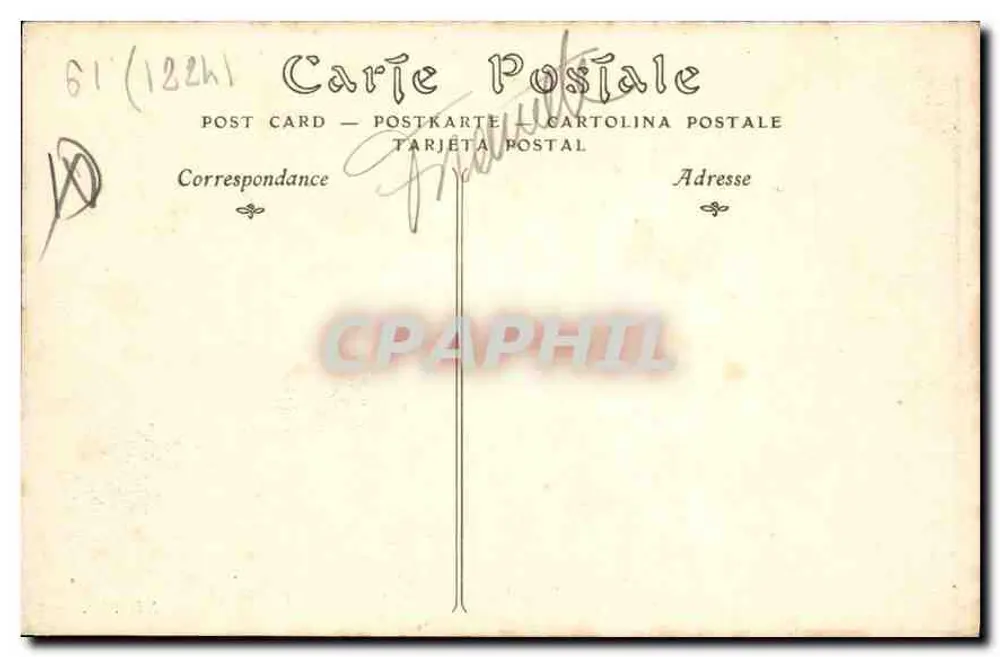 Die Alpen-Mancelles — Saint-Ceneri-le-Gérei — unbekannter Verlag, Nr. 20 - Rückseite