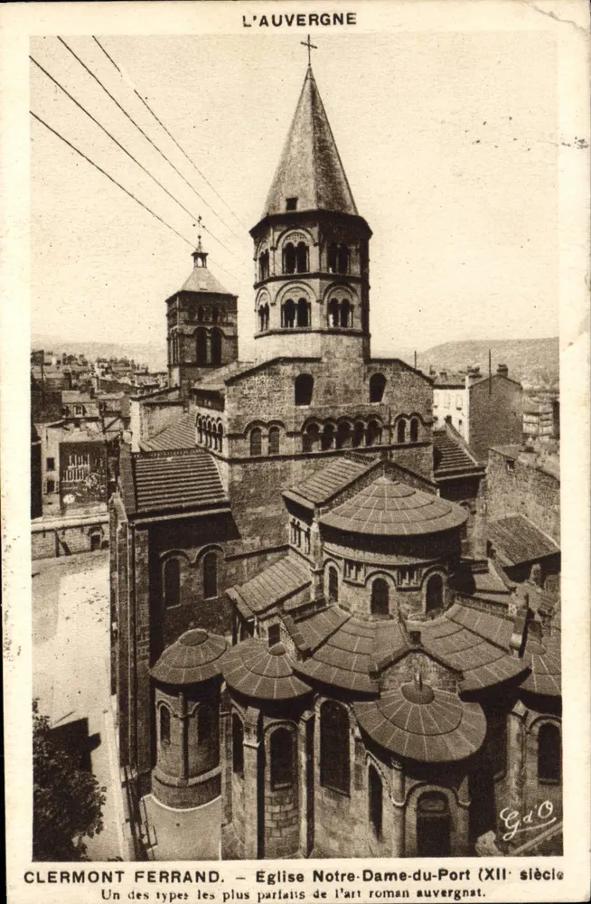 Clermont-Ferrand — Église Notre-Dame-du-Port (XIIe siècle) — GdO - Recto