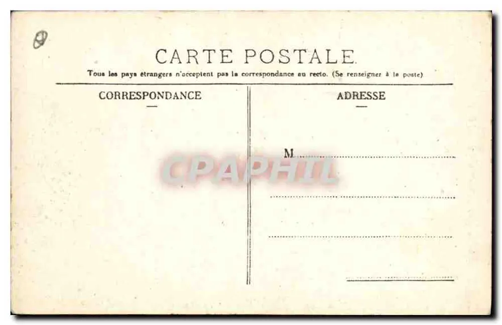 Clermont-Ferrand — Sujets pétrifiés — L'Hirondelle, Paris, n° 455 - Verso