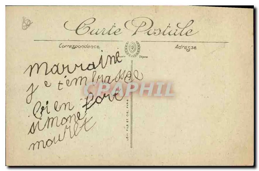 Clermont-Ferrand — Vue générale prise de Montfaujol — LL. n° 214 - Verso