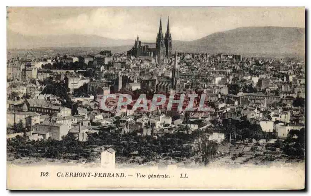 Clermont-Ferrand — Vista geral — LL. 192 - Frente