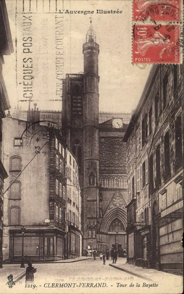 Clermont-Ferrand — Torre da Bayette — L'Auvergne Illustrée, n°1219 - Frente