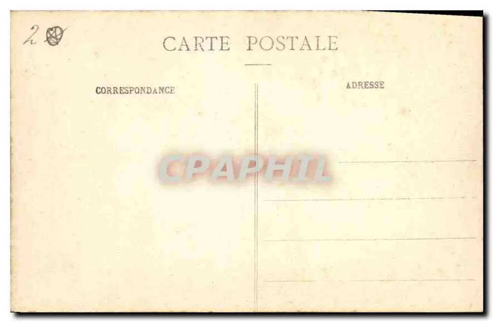 Porte d'une maison, Rue des Chaussetiers — Clermont-Ferrand — éditeur Bougé, n° 619 - Verso