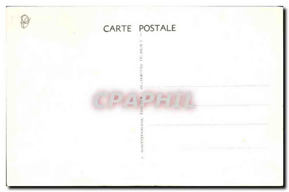 Clermont-Ferrand — Place de la Victoire — La Cathédrale — G. D'O. 1101 - Verso