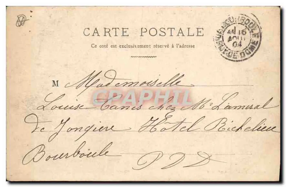Clermont-Ferrand — El Ayuntamiento — Garel aîné, Bazar, Clermont-Ferrand - Reverso