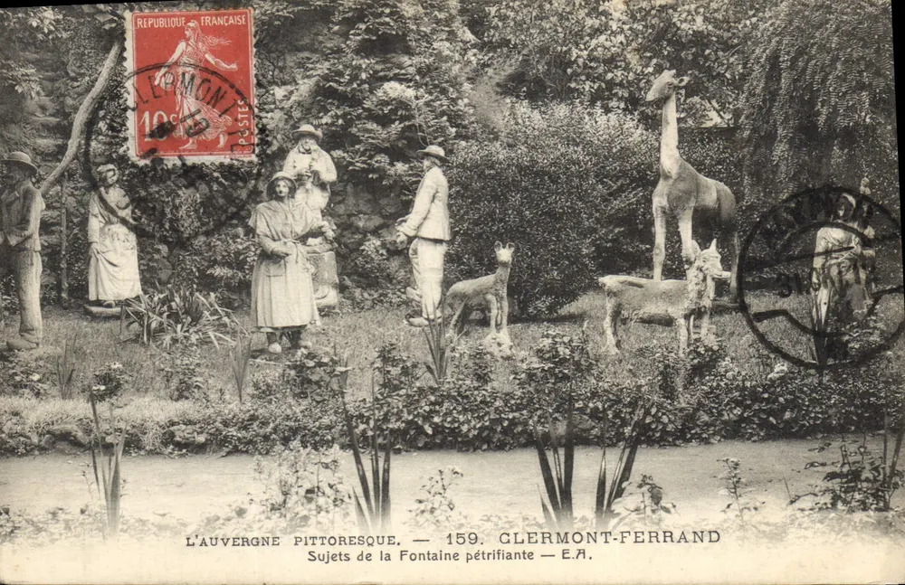 Pittoreske Auvergne — 159. Motive der versteinerten Quelle — E.A. — Clermont-Ferrand - Vorderseite