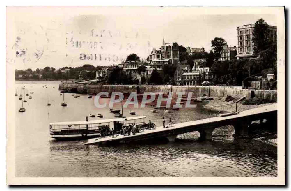 Dinard - Promenade du Clair de Lune et Embarrcadère des Vedettes vertes — éditeur C.P. PARIS, n°9 - Recto