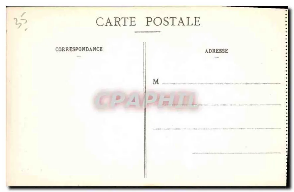 Dinard — Küste von Émeraude — Ansicht der Digue und der Casinos bei Ebbe — Sammlung Germain - T. Guérin, Nachfolger, St-Malo - Rückseite