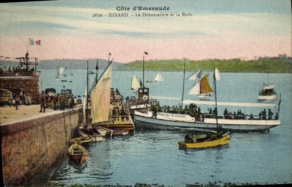 Dinard - Der Hafen und der Pier — Küste der Smaragden, n° 2670 - Vorderseite