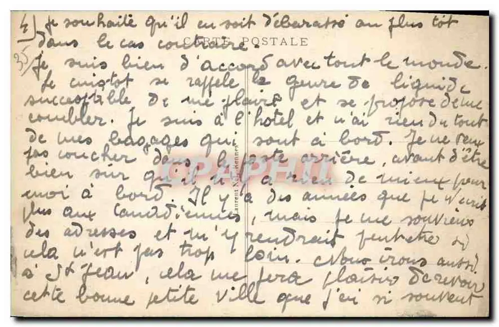 Dinard - Der Hafen und der Pier — Küste der Smaragden, n° 2670 - Rückseite