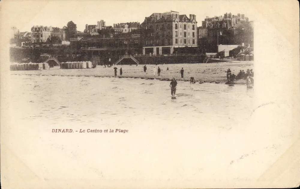 Dinard - El Casino y la Playa - Anverso