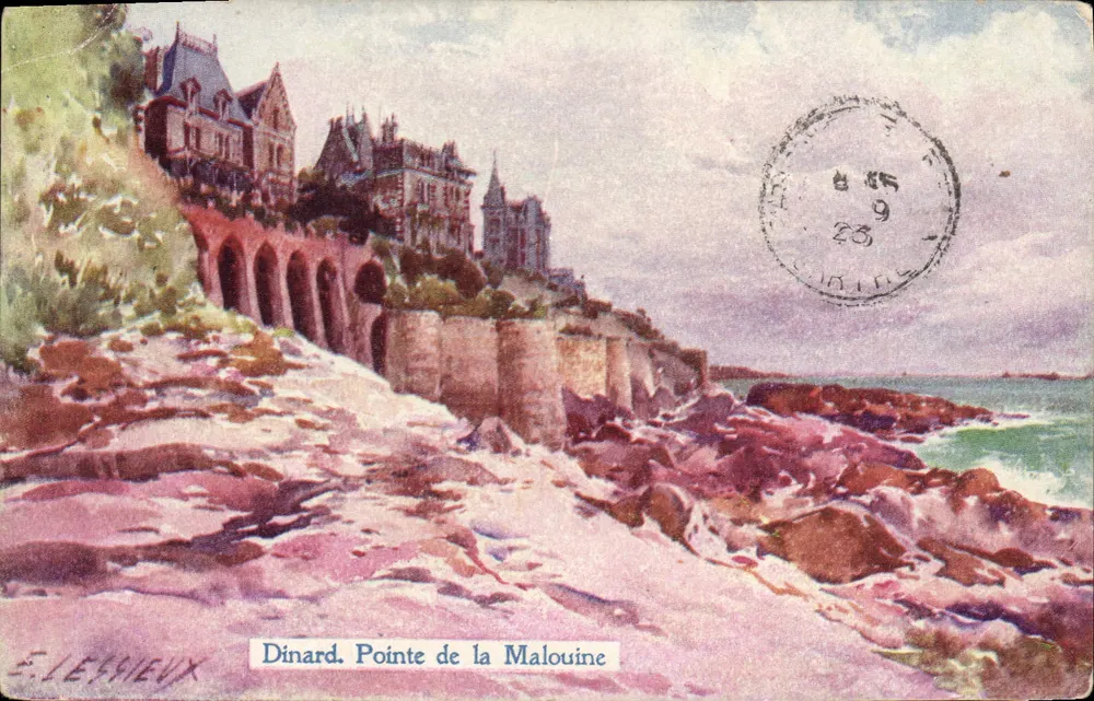 Dinard. Ponta da Malouine — E. LERRIEUX - Frente