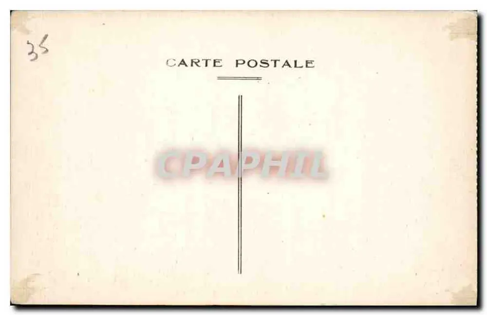 Dinard — A Ponta da Malouine — editor não identificado, número de série não visível - Verso