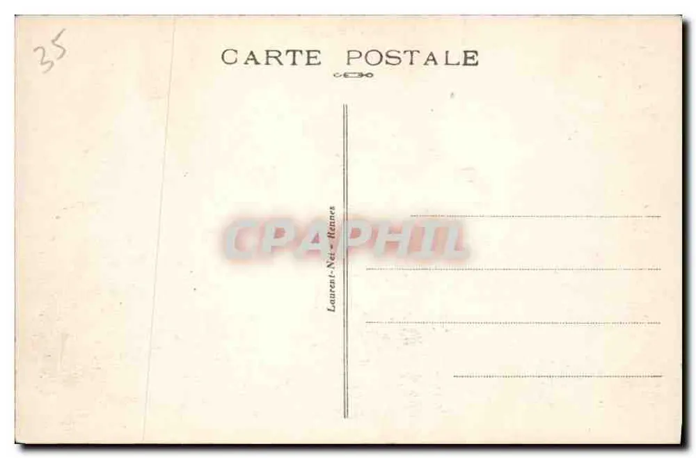 Dinard — Promenade Clair de Lune — Côte d'Émeraude, 1931 - Verso
