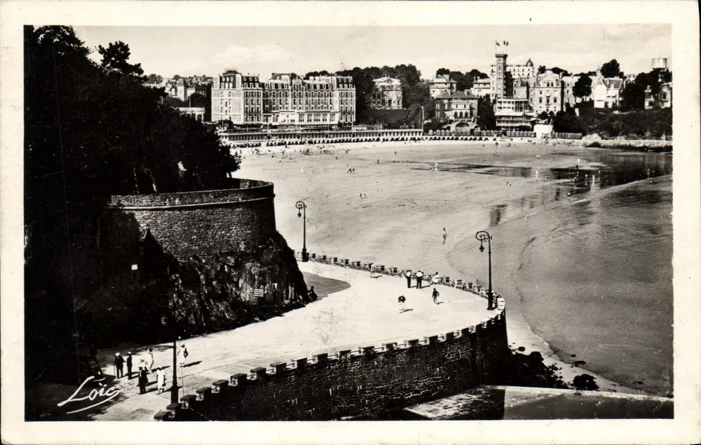 Dinard - La Plage de l'Écluse — Edizione SNY, Côte d'Émeraude - Recto