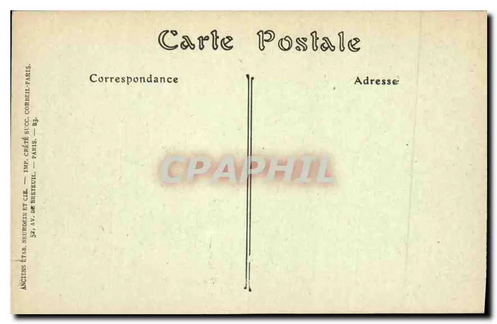 Dinard (Ille-et-Vilaine) — Vue générale de la Plage — éditeur impr. Créteuil - Verso