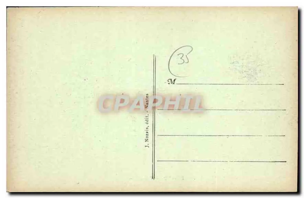 Dinard — Vista geral — J. Nozais, editor, Nantes, n°11 - Verso