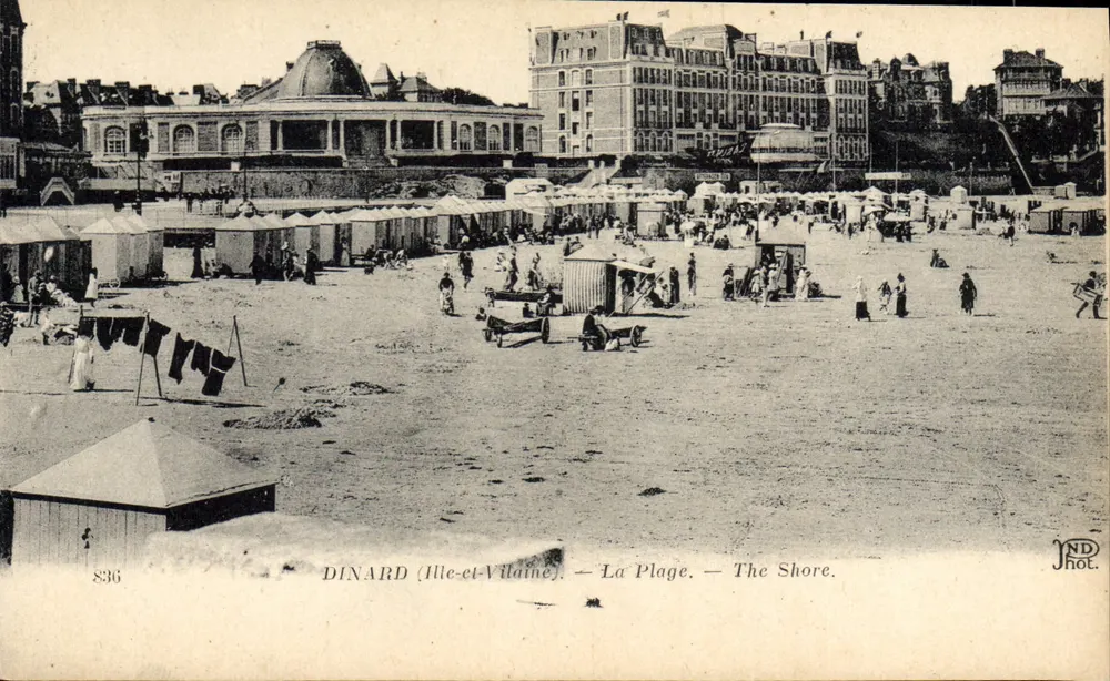 Dinard (Ille-et-Vilaine) — The Beach — La Plage — JND Phot. - Front