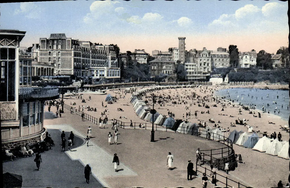 Dinard — Plaża — Promenada — Spółka Sztuki Fotograficznej, Paryż - Awers