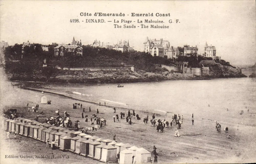 Dinard - Die Bucht - La Malouine — Edition Guérin, St-Malo (T.-et-V.) - Vorderseite