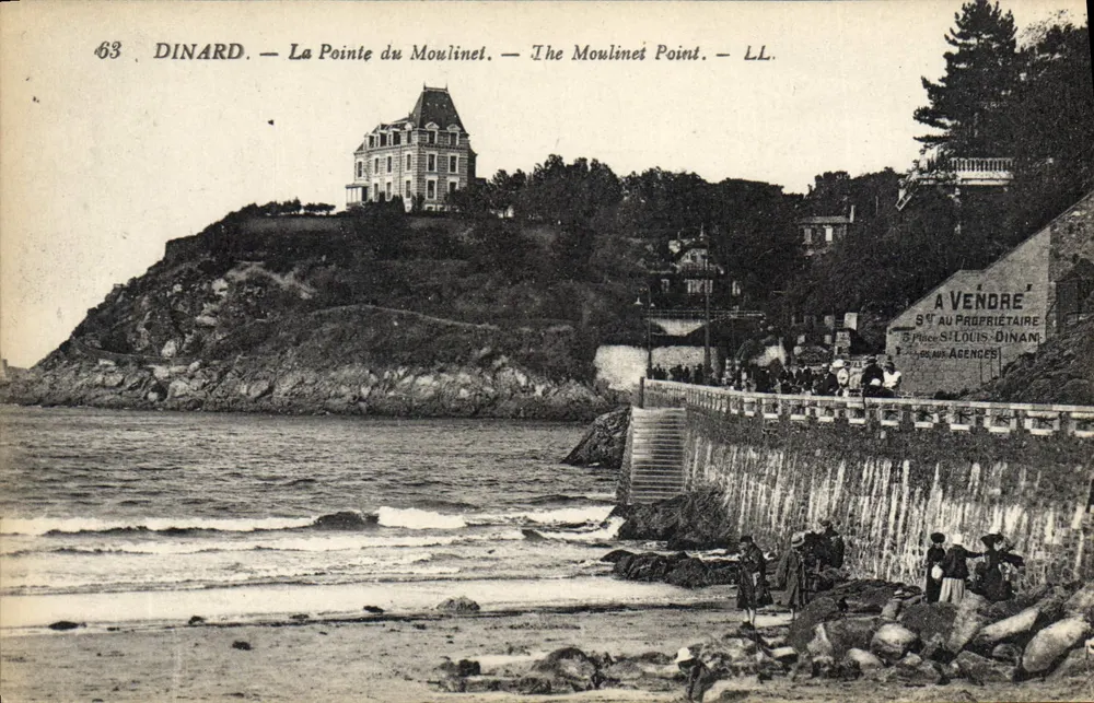 Dinard — A Ponta do Moulinet — LL. — Série 63 - Frente