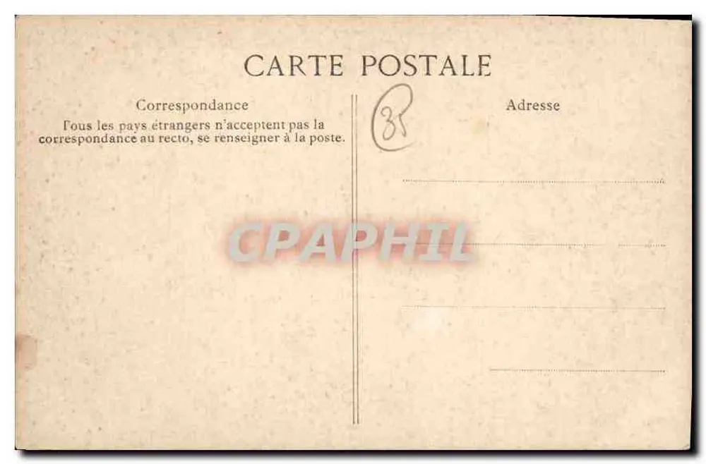 Dinard — Die Strand, Ansicht vom Malouine — Côte d'Emeraude, Nr. 653 - Rückseite