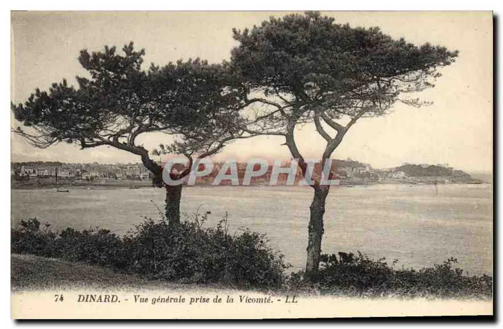 Dinard — Vista geral tirada da Vicomté — LL. n°74 - Frente