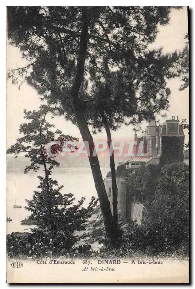 Dinard — A bric-à-brac — Costa de Esmeralda — Editor E.D. n° 687 - Frente