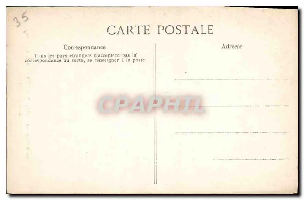 Dinard — A bric-à-brac — Costa de Esmeralda — Editor E.D. n° 687 - Verso