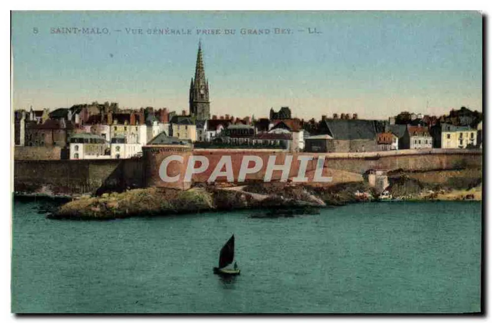 Saint-Malo — Allgemeiner Blick vom Grand-Bey — LL. - Vorderseite