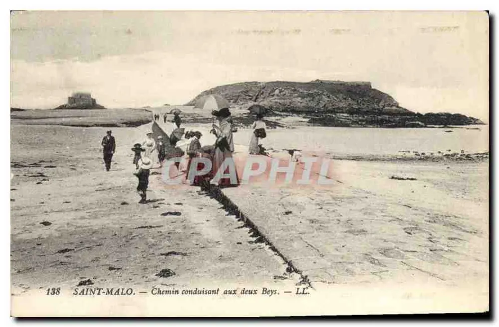Saint-Malo — Weg zu den beiden Beys — LL. n°138 - Vorderseite
