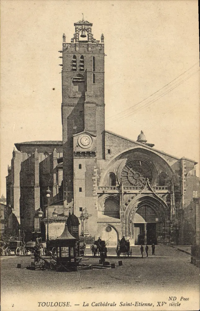 Toulouse — Kathedrale Saint-Etienne, 15. Jahrhundert — ND Pnot - Vorderseite