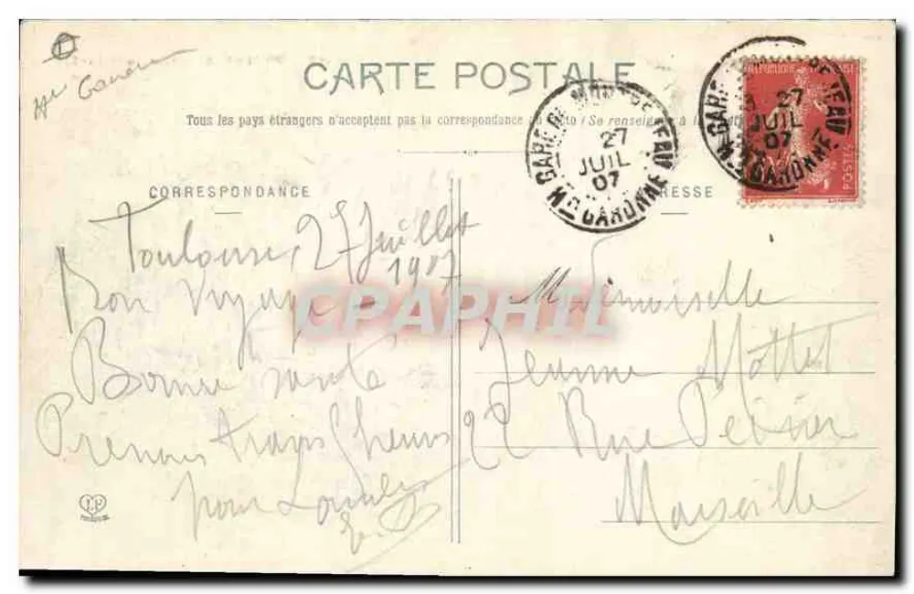 Toulouse - Basílica de São Sernim — editor L'Amicale Toulouse, n°42 - Verso