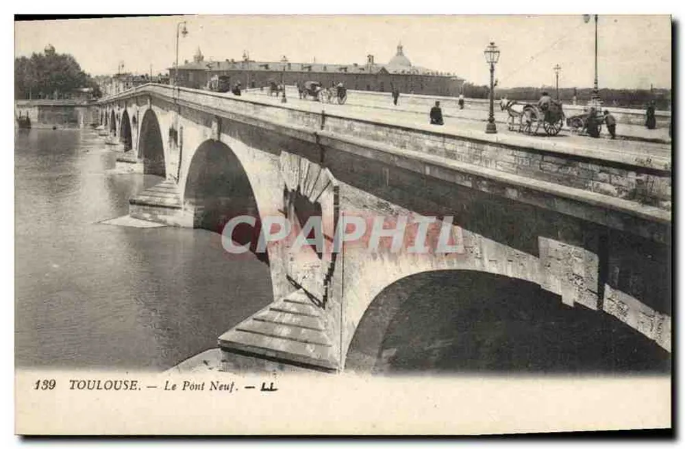 Toulouse — O Ponte Novo — editor Levy fils & Cie, n° 139 - Frente