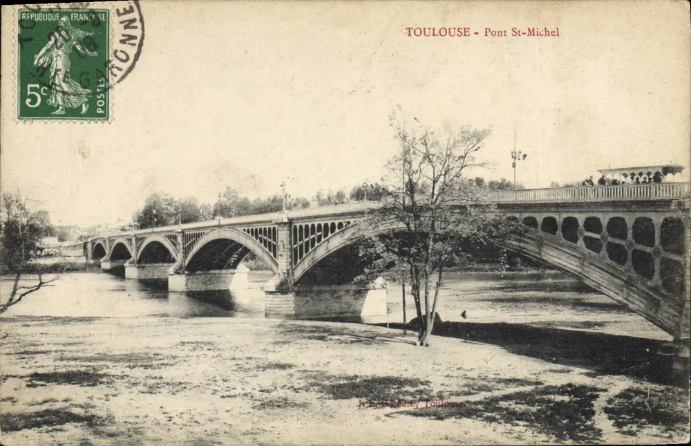 Toulouse - Ponte St-Michel — J. E. B. Édit., Toulouse - Frente