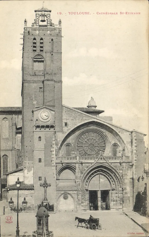 Toulouse - Catedral de São Etienne — Cliché Jansou, n°19 - Frente