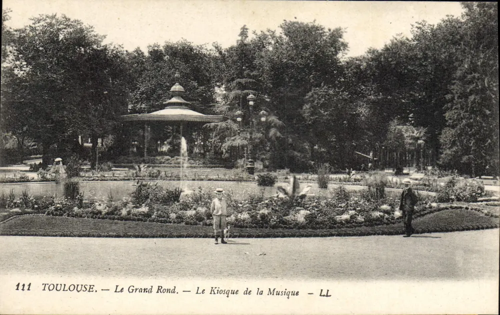 Toulouse — O Grande Rond — O Kiosque da Música — LL — n°111 - Frente