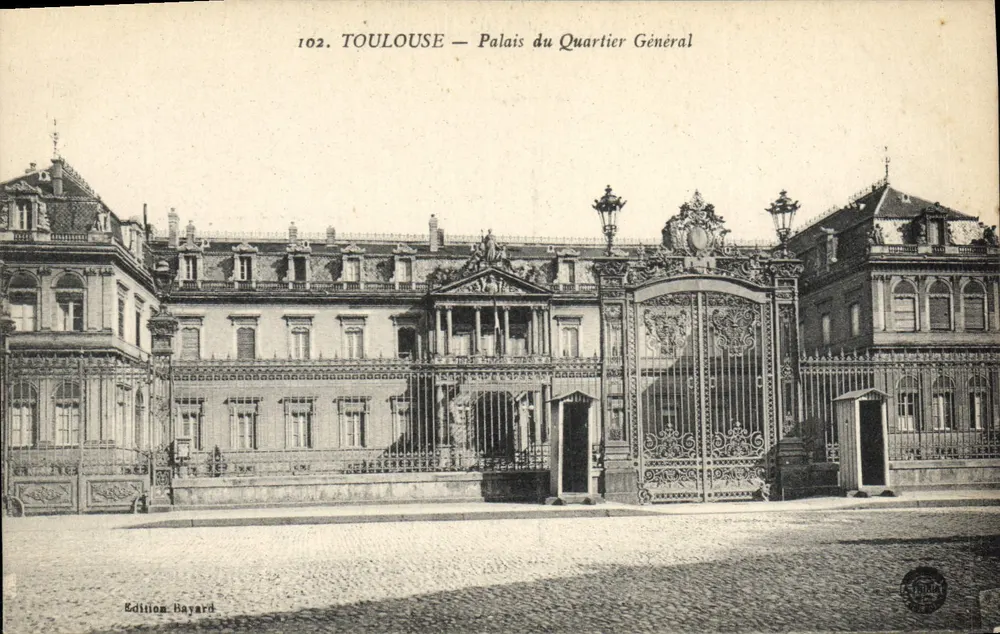 Toulouse — Palácio do Quartel Geral — Edição Bayard, n° 102 - Frente