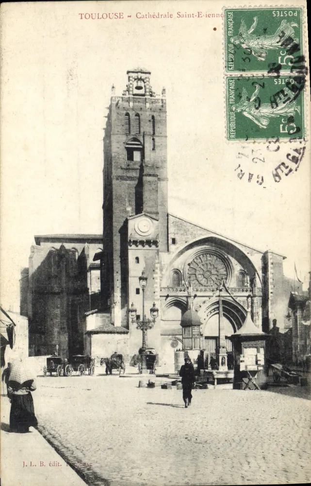 Toulouse - Catedral Saint-Etienne — J. L. B. edição Toulouse - Frente