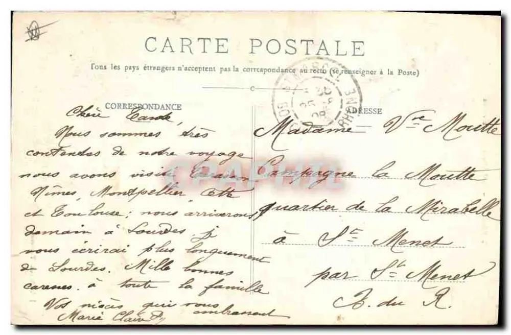 Toulouse - Catedral Saint-Etienne — J. L. B. edição Toulouse - Verso