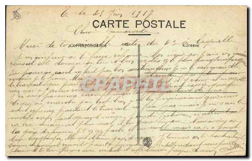 Toulouse — Rue Alsace-Lorraine — Édit. Spéciale des Magasins Au Capitole - Verso