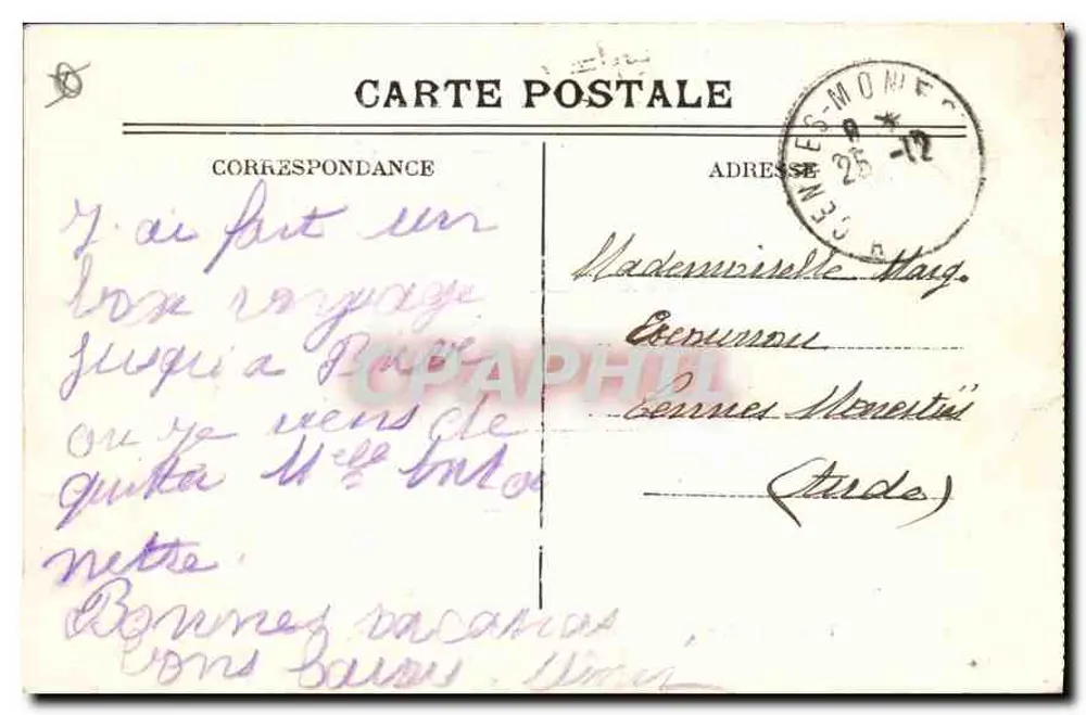 Toulouse — Intérieur de l'Église Saint-Étienne — Éditeur non identifié, n° de série non visible - Verso