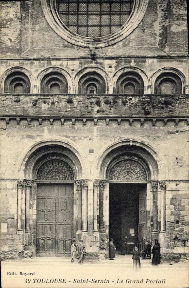 Toulouse - Saint-Sernin - Der Große Portal — Edit. Bayard, n°49 - Vorderseite