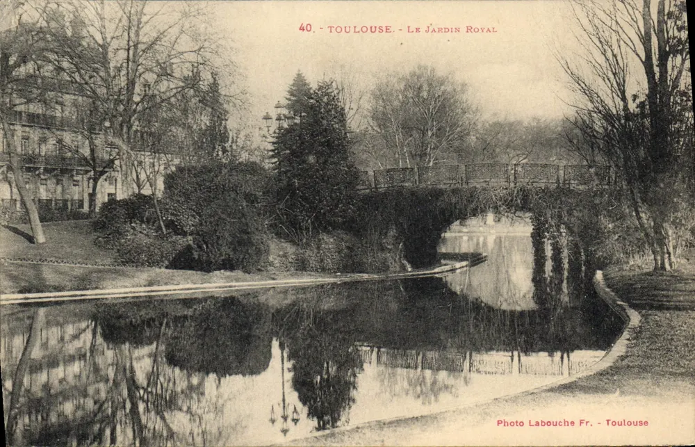 Toulouse - El Jardín Real — Foto Labouche Fr. - Toulouse, n°40 - Anverso