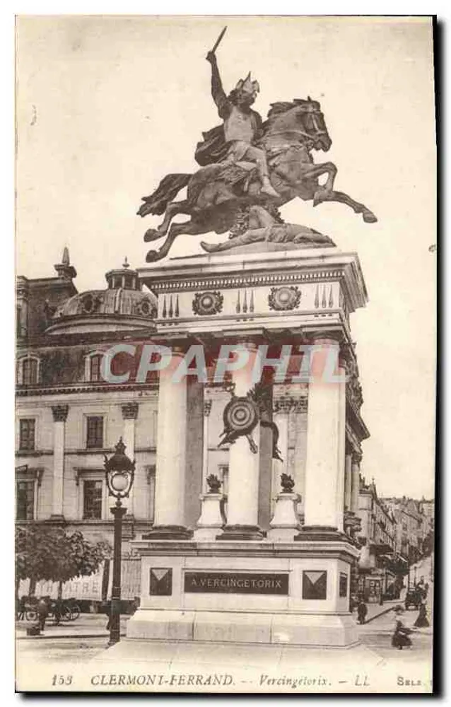 Clermont-Ferrand — Estátua equestre de Vercingétorix — LL Sèlze, n° 153 - Frente