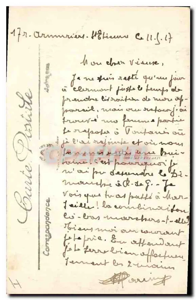 Clermont-Ferrand — O Square Blasse-Pascal — LL - Verso