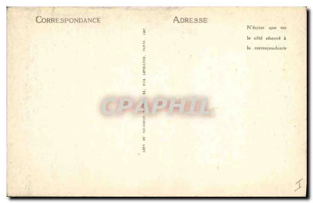 Clermont-Ferrand — A Catedral — LL. - Verso