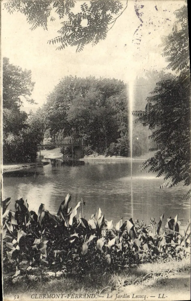 Clermont-Ferrand — O Jardim Lecocq — LL - Frente