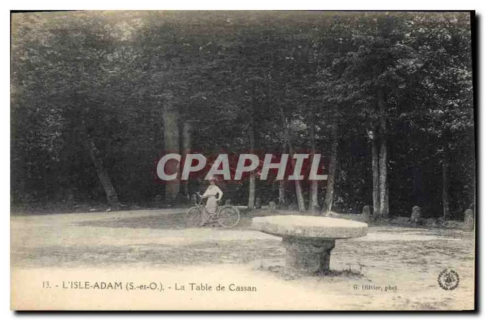 L'Isle-Adam (S.-et-O.) - La Table de Cassan — G. Olivier, phot. n°13 - Recto