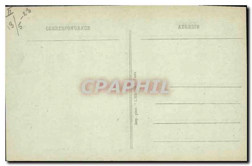 L'Isle-Adam (S.-et-O.) - La Table de Cassan — G. Olivier, phot. n°13 - Verso